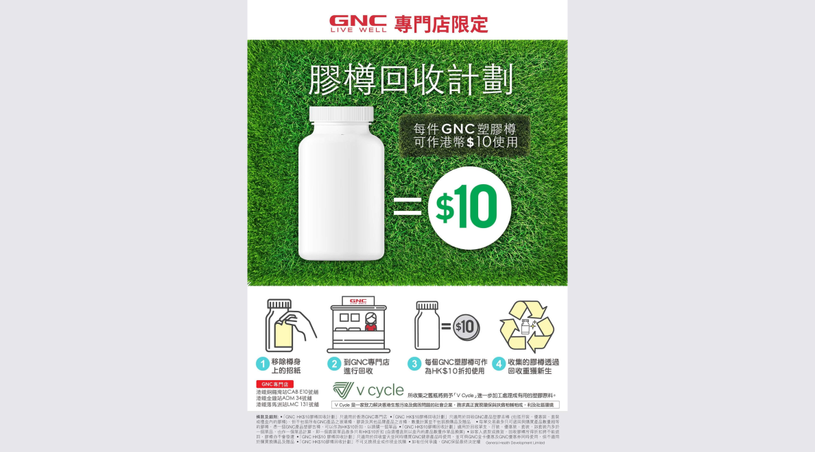 GNC Recycling Reward Programme